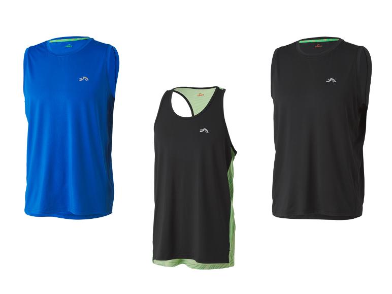 Crivit sport shirts: tanktops en mouillettes.