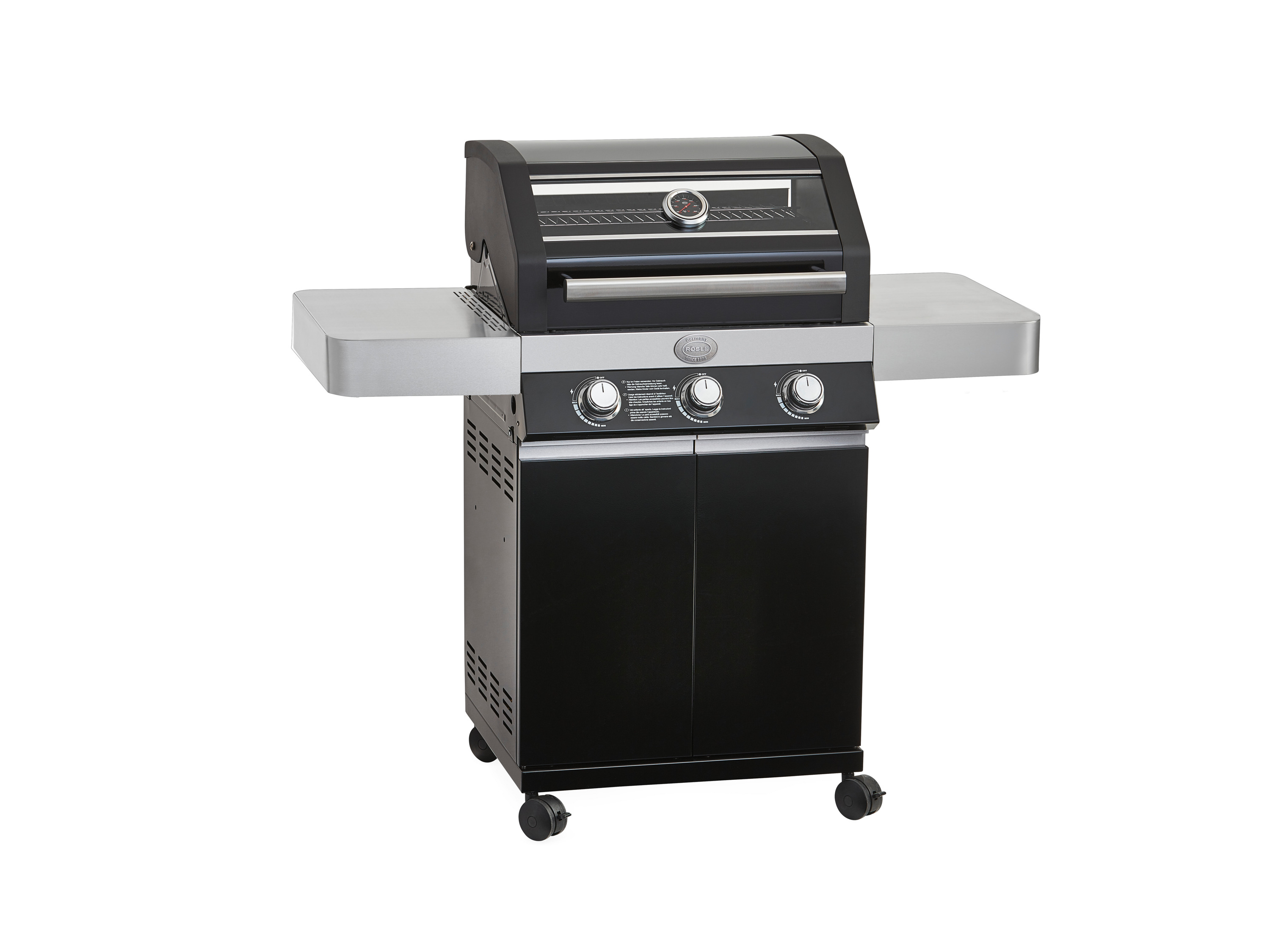 RÖSLE Gas BBQ VIDERO G3 Pure zwart