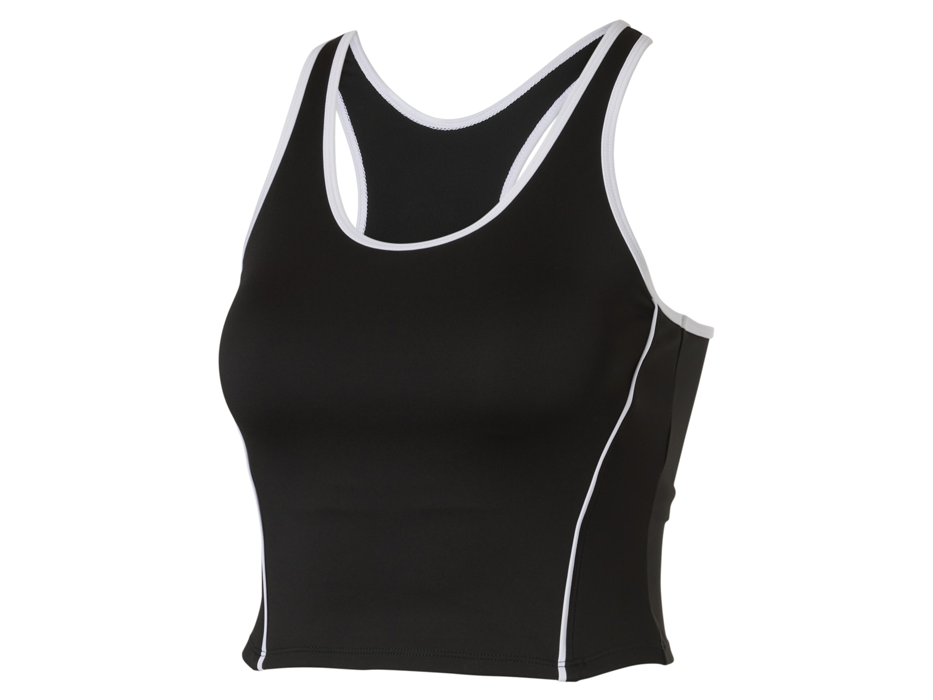 CRIVIT Dames sporttop (Zwart, XS (32/34))