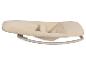 Beige babywipper met schommelonderstel