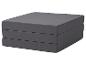 Grijs opvouwbaar matras met drie secties
