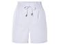 Witte shorts met elastische tailleband en trekkoord.