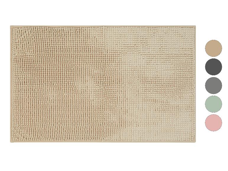 Zachte, beige badmat, andere kleuren beschikbaar.