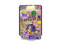 Polly Pocket speelset met vlinderthema, inclusief twee poppetjes en accessoires.