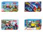 Vier Carrera First racebaan sets met Peppa Pig, Batwheels, Mario Kart en Paw Patrol thema's.