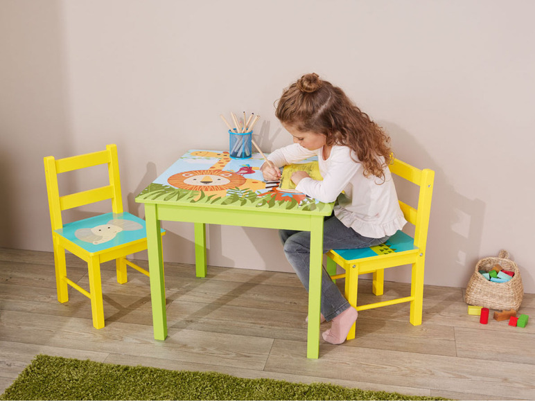 Ga naar volledige schermweergave: LIVARNO home Kinder tafel met 2 stoelen - afbeelding 2