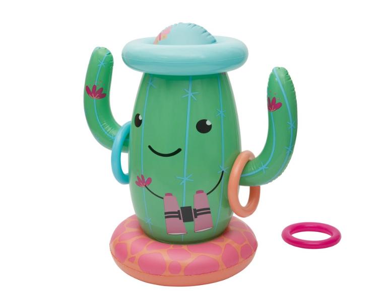 Opblaasbare cactus ringgooi spel.