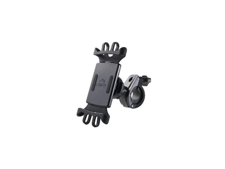 Zwarte telefoonhouder voor fiets of motor