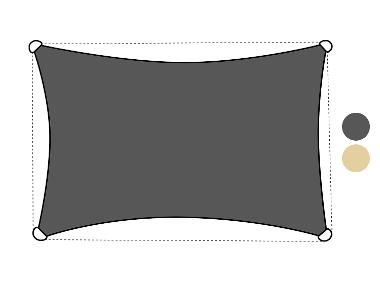 LIVARNO® Schaduwdoek 300 x 200 cm