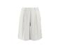 Witte wijde culotte broek met hoge taille