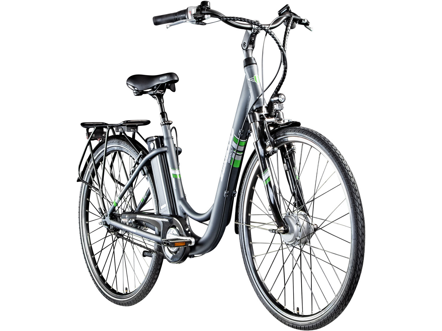 ZÜNDAPP E-Bike City Green 3.7 E-Bike 700c, 26 of 28 inch (28 Zoll anthrazit)