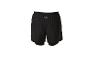 Zwarte herensportshort met reflecterend logo.