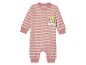 Roze en witte gestreepte baby romper met Tweety print.