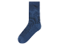 Donkerblauwe katoenen sok.