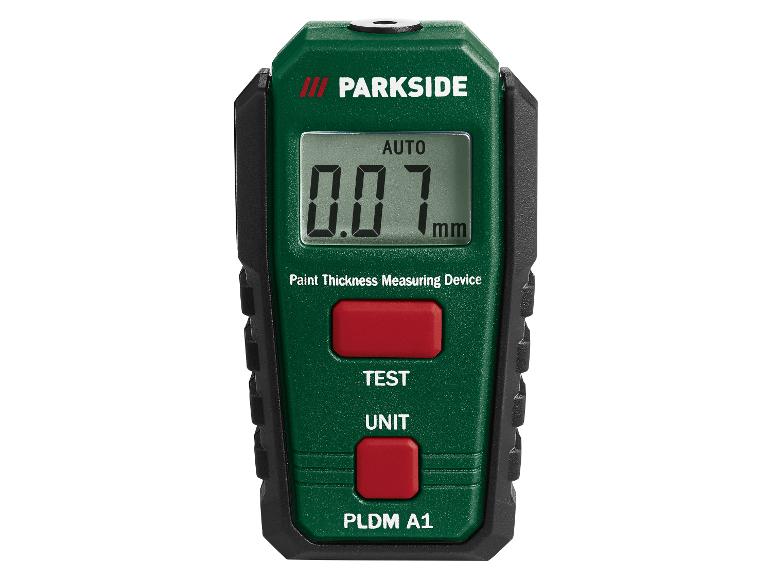 PARKSIDE PLDM A1 lakdiktemeter, toont 0,07 mm