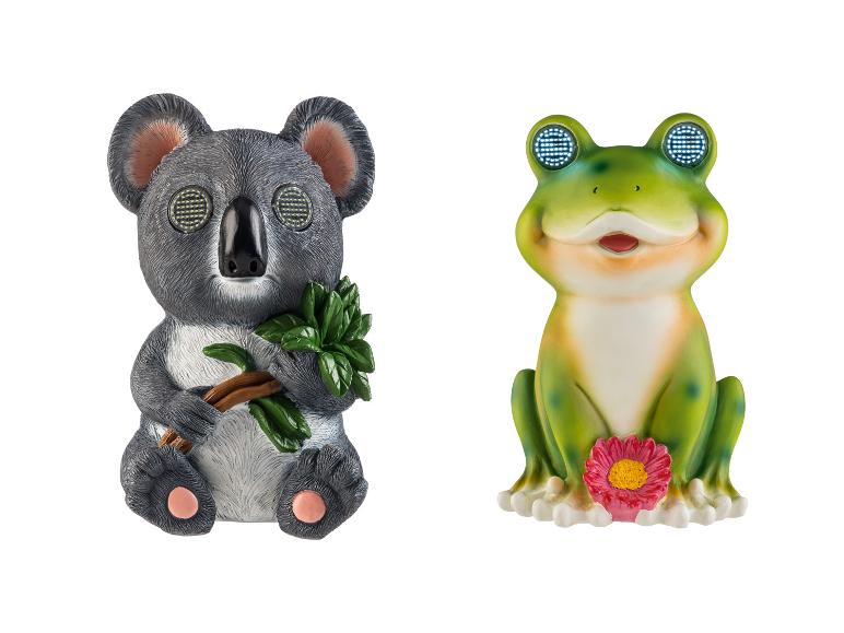 LIVARNO® Deko-Solarleuchte: solarfiguren koala en kikker