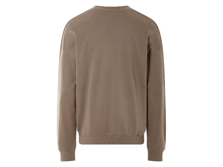 Bruine sweater, achterkant.