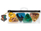 Een set Harry Potter gitaarplectrums met een herbruikbare hoes