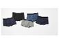 Vijf boxershorts in zwart, blauw, grijs en met patroon.