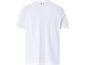Wit T-shirt met korte mouwen en klein logo in de nek