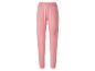 Roze damespyjamabroek met witte stippen