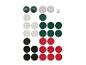 Set autopoets pads in diverse kleuren en texturen, met adapters.
