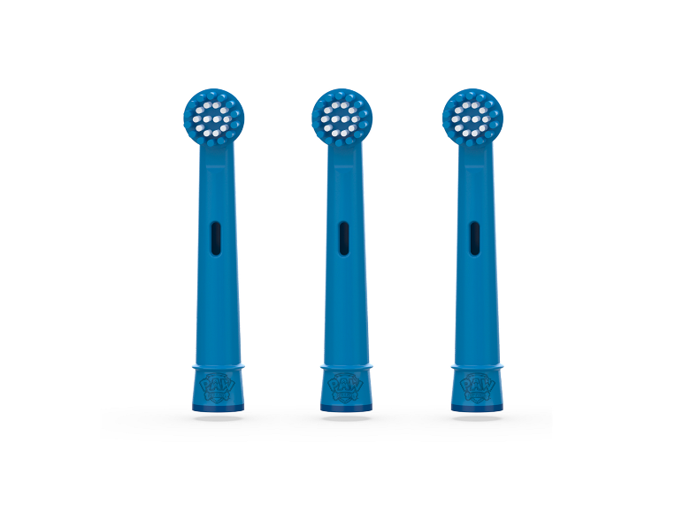 Drie blauwe PAW Patrol opzetborstels.