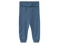 Blauwe leggings voor baby's.