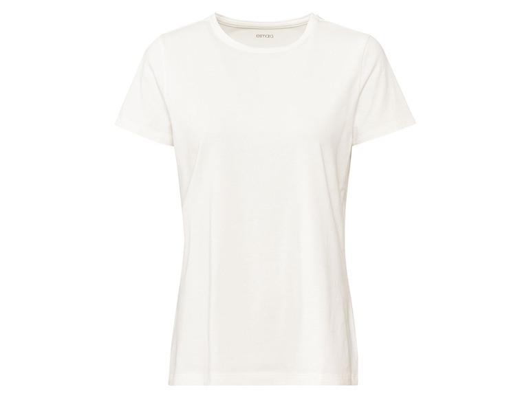 Ga naar volledige schermweergave: esmara® Dames T-shirt, 2 stuks, nauwsluitend van stretchjersey - afbeelding 3