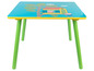 Een Peppa Pig tafeltje met groene poten.