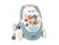 Smoby Little babywalker in mintgroen met activiteitenbord en blokken.
