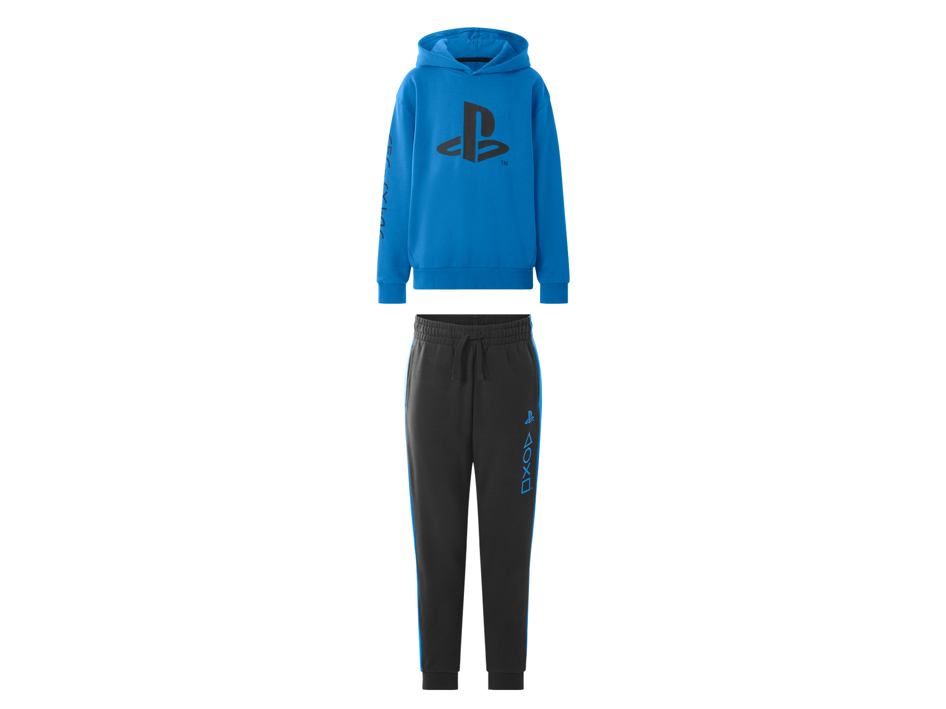 Kinder joggingpak, 2-delig (Blauw, 146/152)