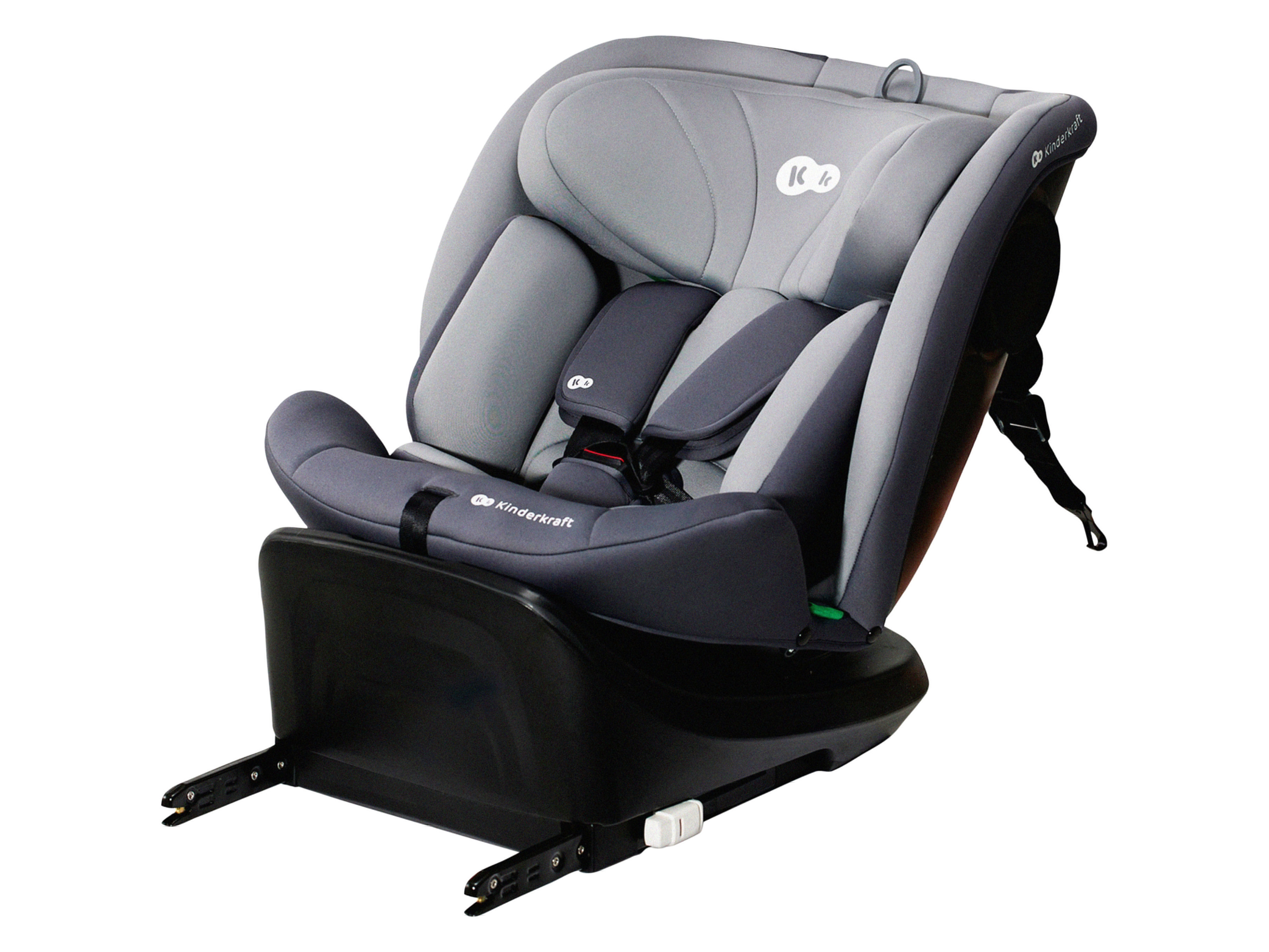 KINDERKRAFT IsoFix autostoel I-GROW CLASSIC i-Size, 0-12 jaar, 40-150 cm (Grijs)