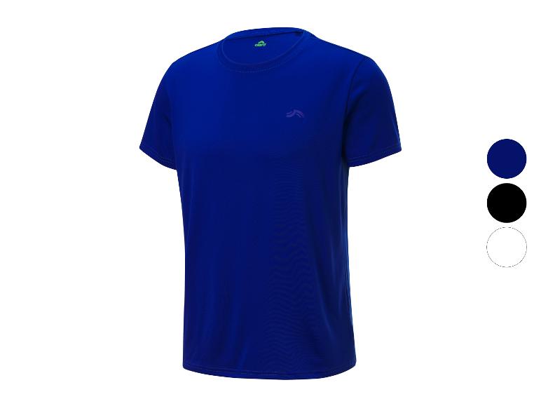 CRIVIT heren T-shirt in blauw, zwart en wit.