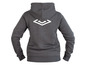 Een grijs hoodie met een wit logo van Umbro.
