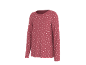 Roze kindershirt met lange mouwen en witte stippen