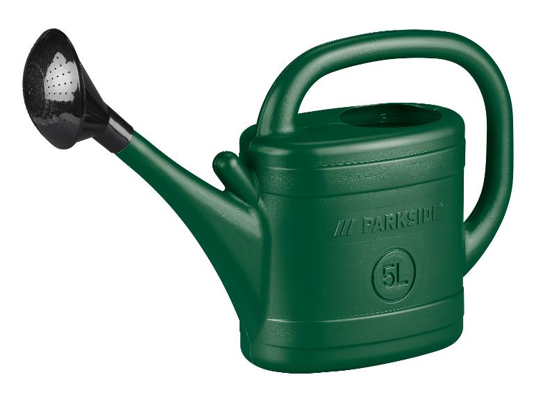 PARKSIDE groene gieter, 5L inhoud, met zwarte sproeikop