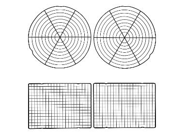 SILVERCREST® Set van 2 bak- en afkoelroosters
