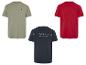 U.S. Grand Polo T-shirts: beige, rood en donkerblauw.