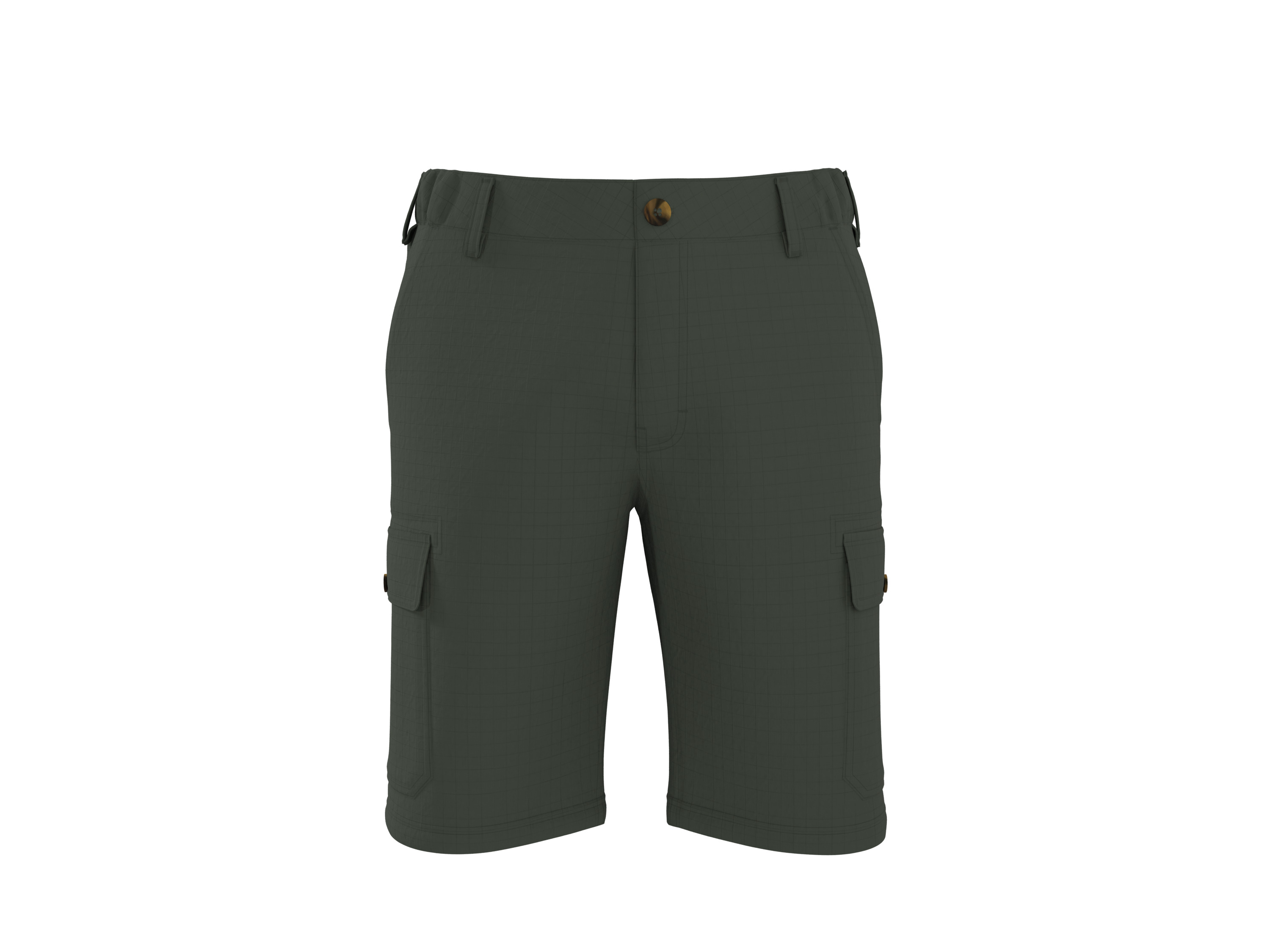 ESMARA MEN Heren cargoshorts (Groen, XL)