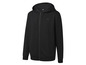 Een zwarte hoodie met rits van Crivit.