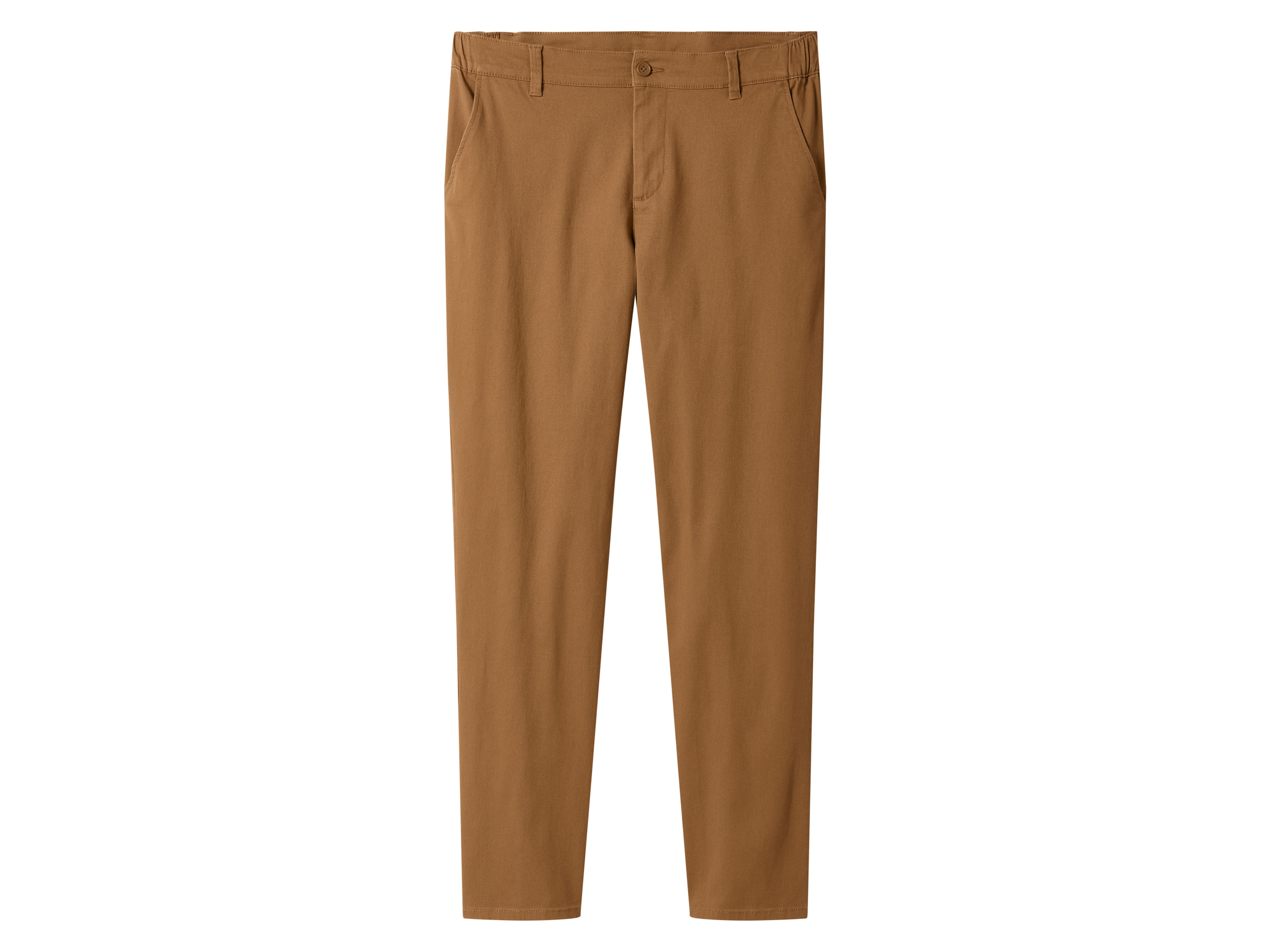 esmara Men Heren chino broek - Slim fit (Bruin, 52)