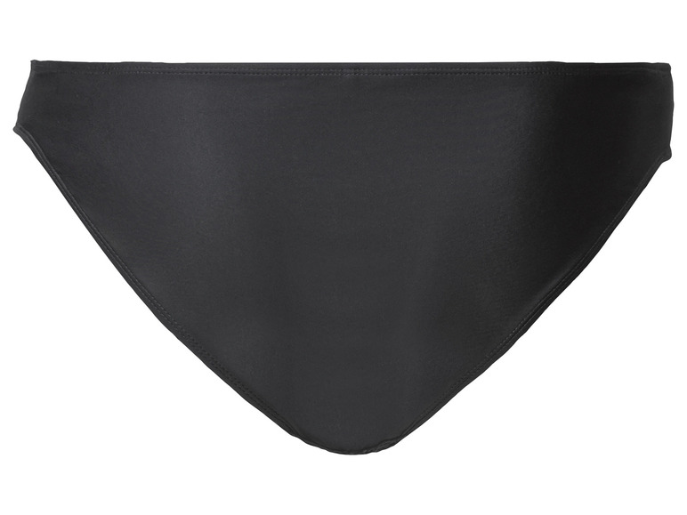 Een zwart bikini-onderdeel.