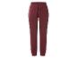 Bordeauxrode joggingbroek met trekkoord in de taille.