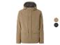 Herenparka in beige met zwarte voering en twee kleuropties