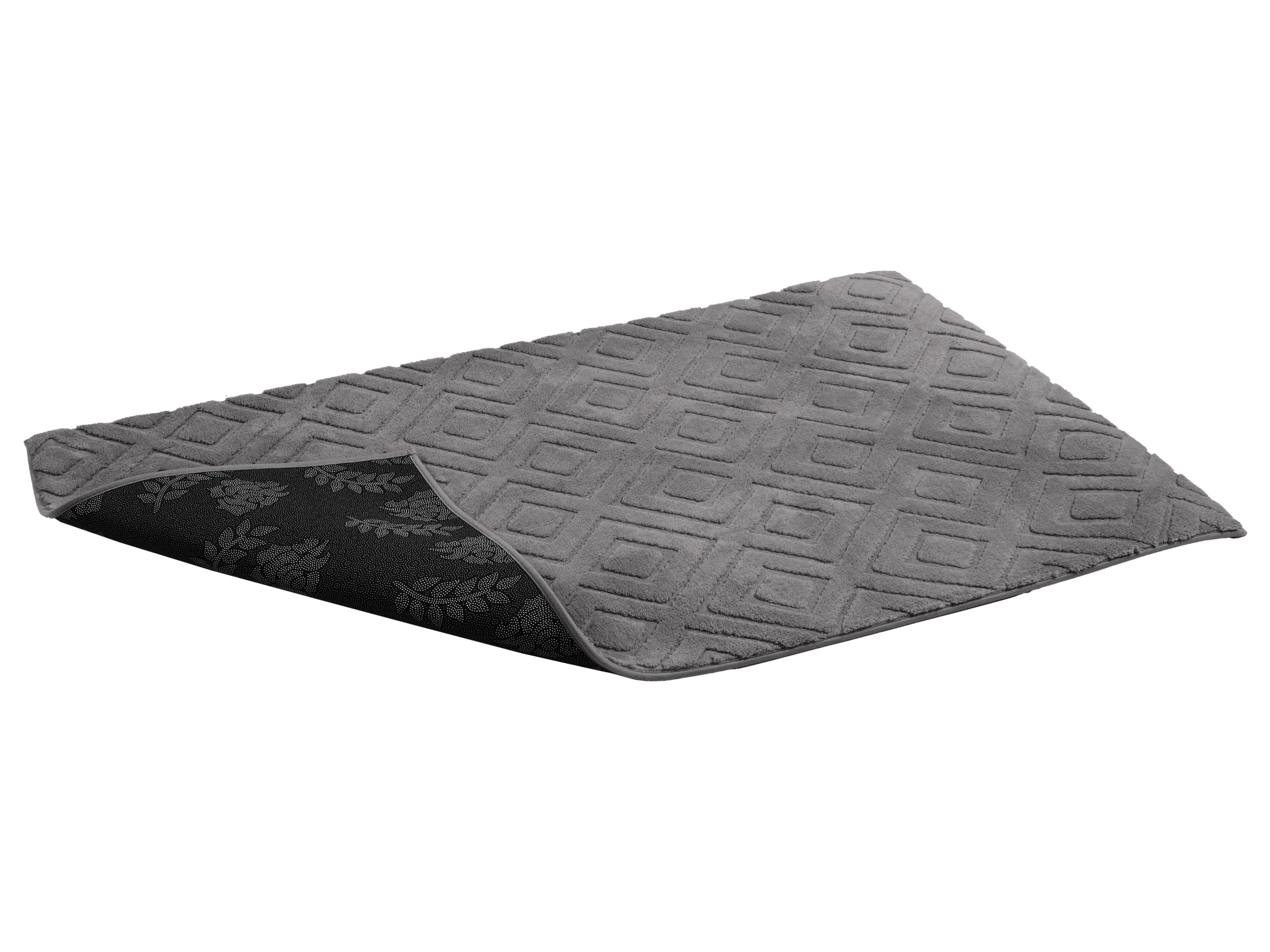 LIVARNO Vloerkleed, hoogpolig, 80 x 150 cm (Grijs)