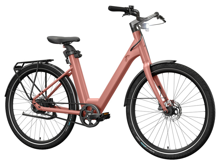Ga naar volledige schermweergave: CRIVIT Urban E-Bike Berry Blush 27,5" - afbeelding 1