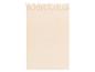 Beige sjaal of deken met franjes