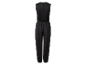 Zwarte mouwloze jumpsuit voor dames.