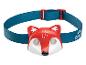 Crivit kinder hoofdlamp, rood vossenontwerp.
